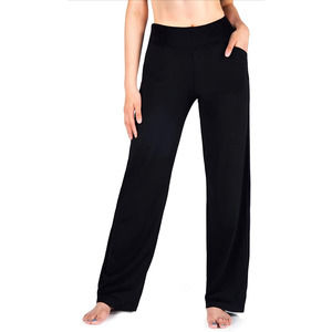 Yogipace Womens Yoga Pants Solid Black High Rise Pull On 31" Inseam L New